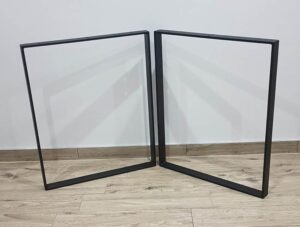 Picioare metalice pătrate pentru masă