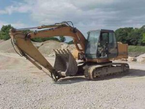 Excavator pe șenile pentru demolări și construcții