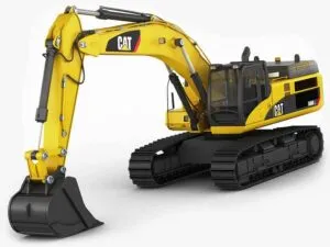 Excavator caterpillar: role, idler, transmisie finală și lanț senile