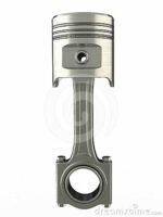 Piston cu segmenti pentru excavator Doosan DX140LC