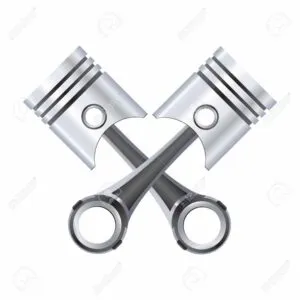 Piston și bielă pentru excavator fuchs f125r