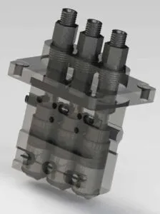 Pompa de injecție pentru motoare yanmar 3tnv76, 3tnv82a, 3tnv82b, 3tnv88c