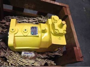 Pompa hidraulică galbenă pentru excavator komatsu h255s în cutie de lemn 1 Pompa hidraulică galbenă pentru excavator komatsu h255s în cutie de lemn