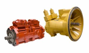 Pompa hidraulică pentru încărcător frontal caterpillar 910, 924g, 926 1 Pompa hidraulică pentru încărcător frontal caterpillar 910, 924g, 926
