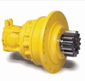 Reductor pentru rotire excavator caterpillar galben
