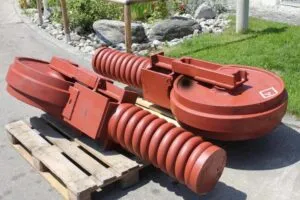 Rola întinzătoare șenilă excavator liebherr r902hdlc/r902hdsl/r902lc/r904/r904hdsl/r906lc – stoc