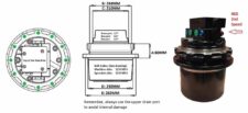 Transmisie Finală Hidraulică pentru Excavatoare KX40 KX57 KX80 KX91