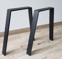 Picioare metalice trapezoidale pentru masă