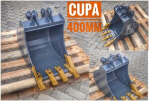 Cupa de excavare 400mm pentru miniexcavator 1 Cupa de excavare 400mm pentru miniexcavator