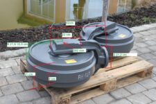 Roată de ghidaj Idler RH125, D 21.2 cm, D82 mm, R 27.5/30.5 cm, 52 cm, 22 cm, 21 cm, 9 cm