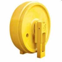 Roată de ghidaj galbenă pentru miniexcavator