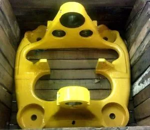 Suport braț galben pentru jcb 4cx