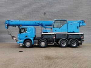 Piese de schimb pentru macara liebherr ltf 1045-4. 1 montată pe scania p380