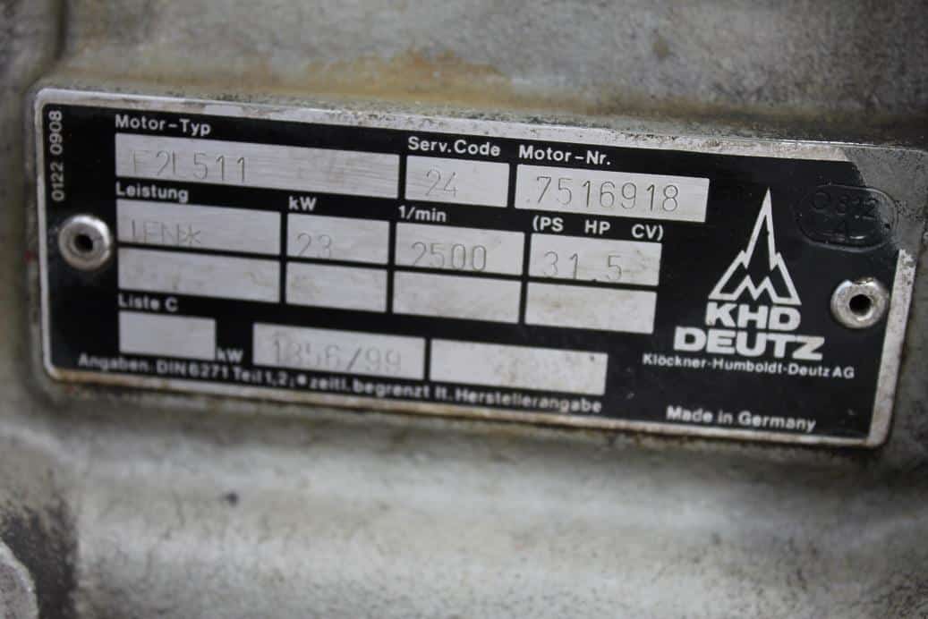 Motor Diesel Deutz F2L511 14 kW