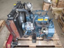 Motor second-hand Kubota, în stare bună, cu radiator inclus