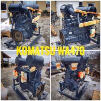 Motor Komatsu SAA6D125E pentru încărcător frontal Komatsu WA470