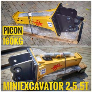 Picon 160kg pentru miniexcavator 2-5. 5t