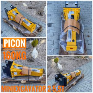 Picon miniexcavator 2-5,5t, 160kg