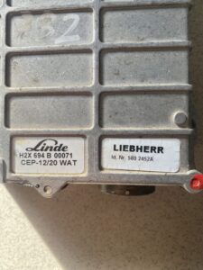 Calculator linde h2x 694 b pentru liebherr id. Nr. 580 2452a 1 Calculator linde h2x 694 b pentru liebherr id. Nr. 580 2452a