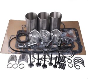 Kit piese motor kubota d1005: cilindri, pistoane, segmenți, supape, garnituri și accesorii