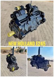 Pompa hidraulică kawasaki pentru excavator new holland e245