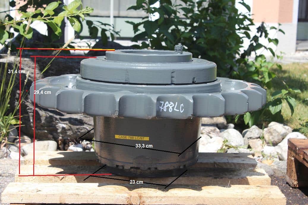 Transmisie Finală HidroMotor pentru excavator Case 788 LC