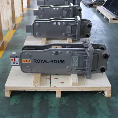 Picon hidraulic ROYAL-RD155 mini-excavator și buldoexcavator