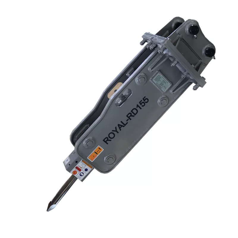 Picon hidraulic ROYAL-RD155 mini-excavator și buldoexcavator