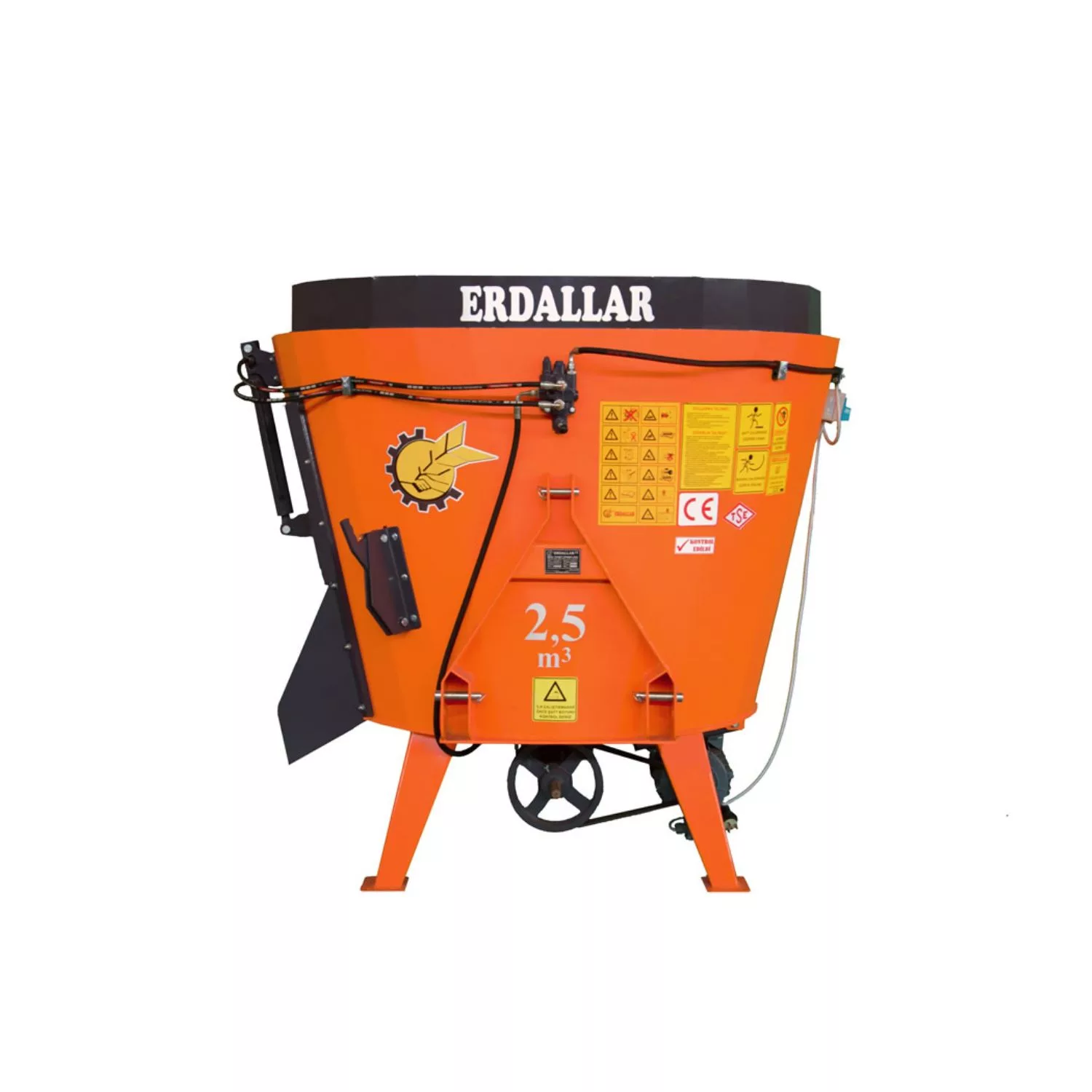 REMORCĂ TEHNOLOGICĂ PURTATĂ 2.5 MC CU MOTOR