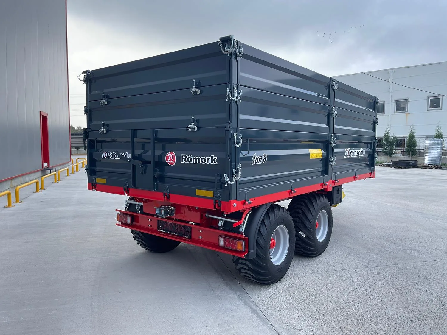 REMORCA AGRICOLA PALAZOGLU AXA TANDEM 6 TONE