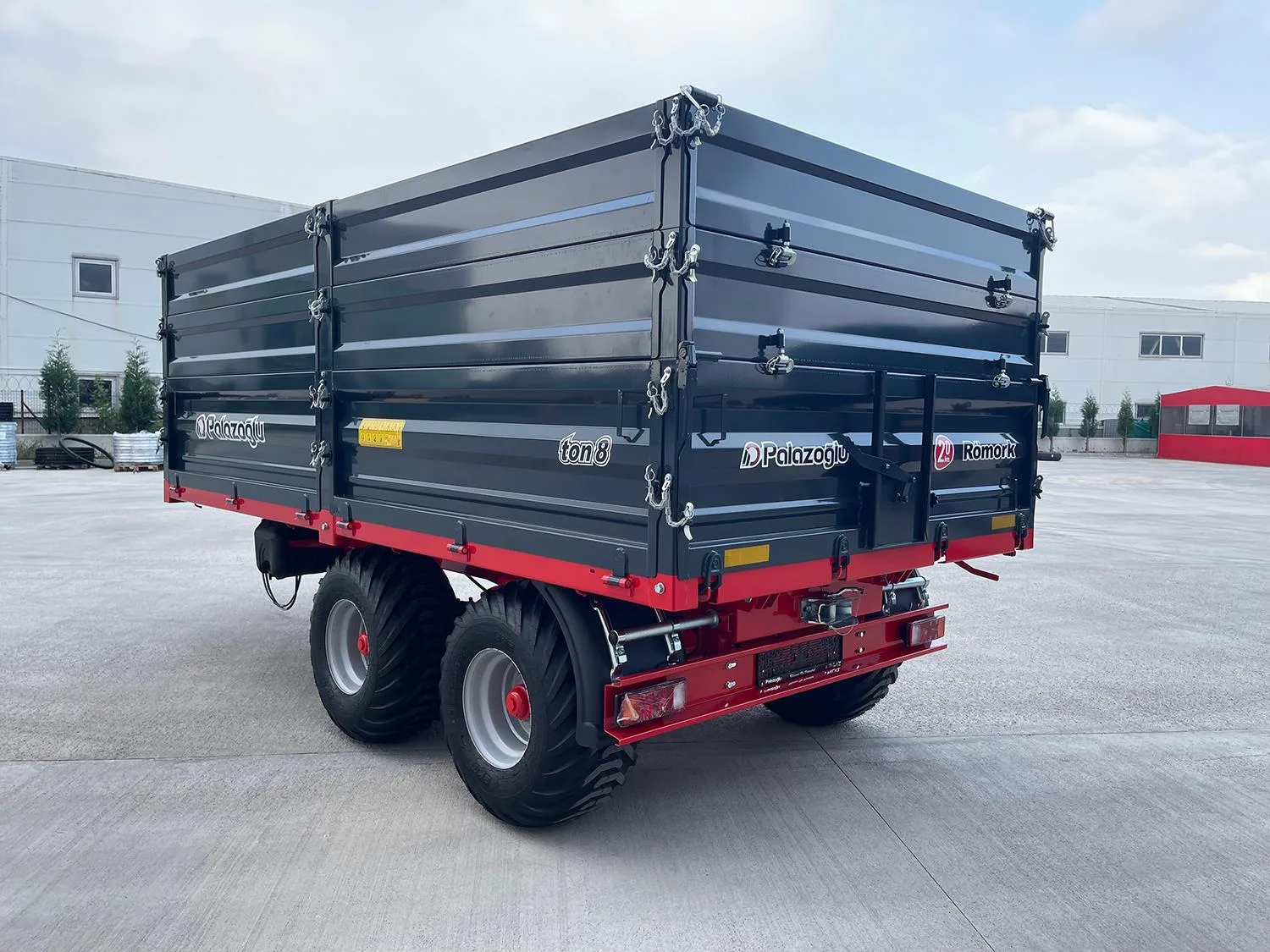 REMORCA AGRICOLA PALAZOGLU AXA TANDEM 8 TONE