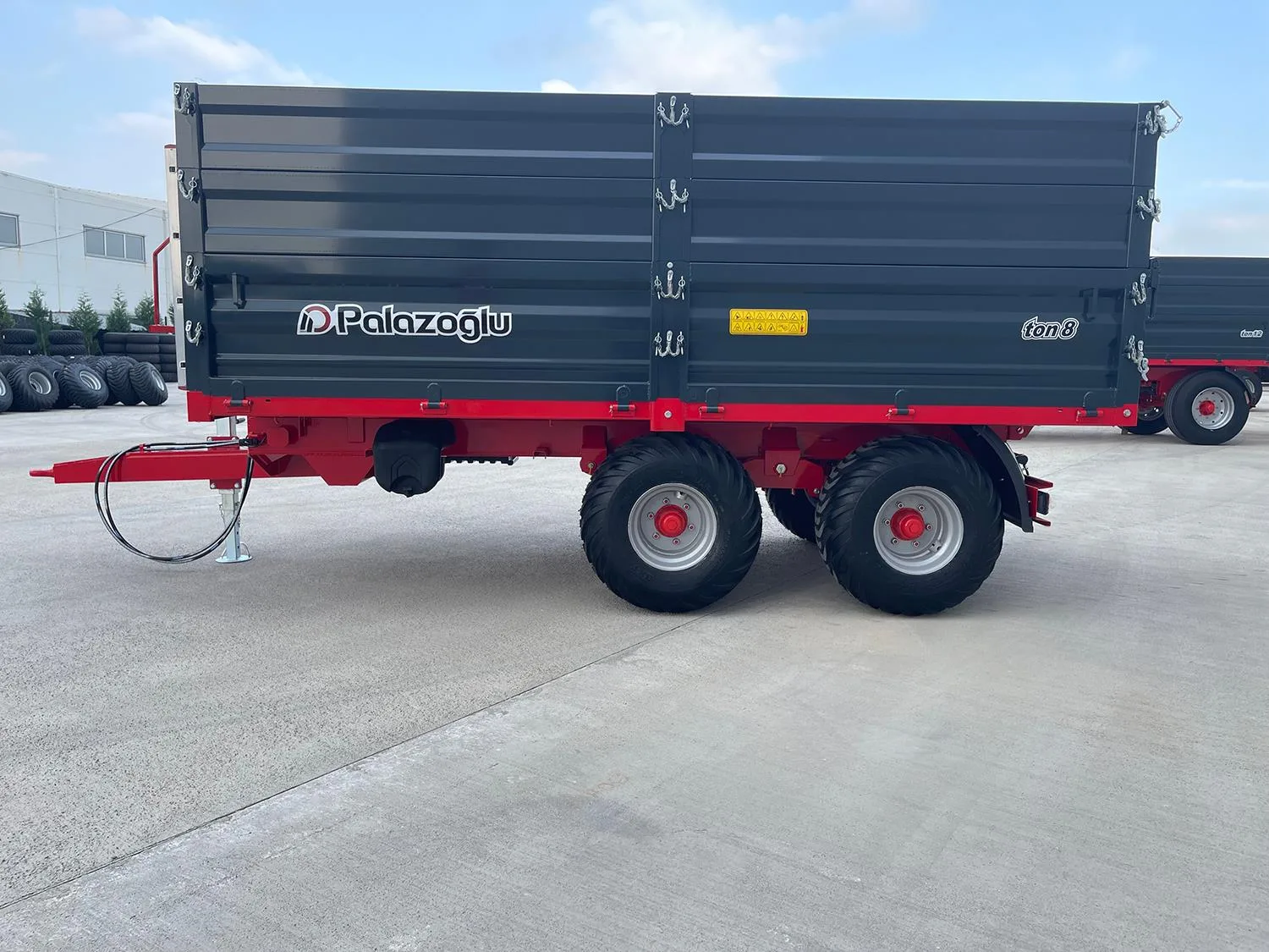 REMORCA AGRICOLA PALAZOGLU AXA TANDEM 6 TONE