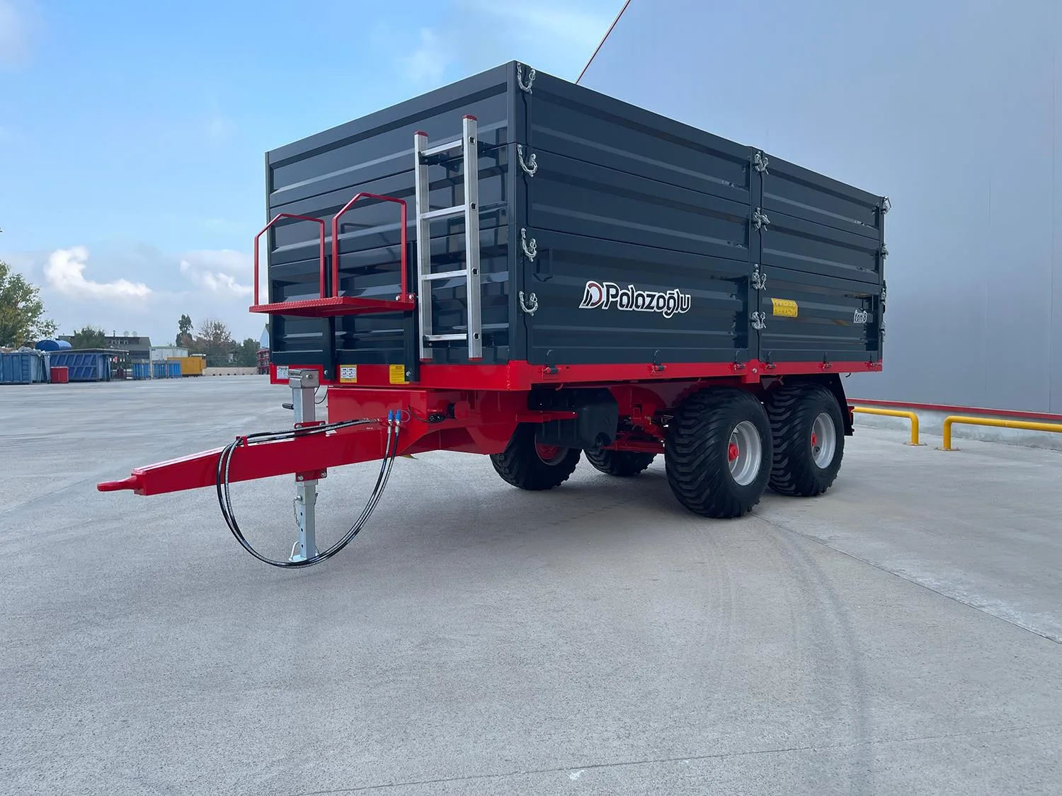 REMORCA AGRICOLA PALAZOGLU AXA TANDEM 8 TONE