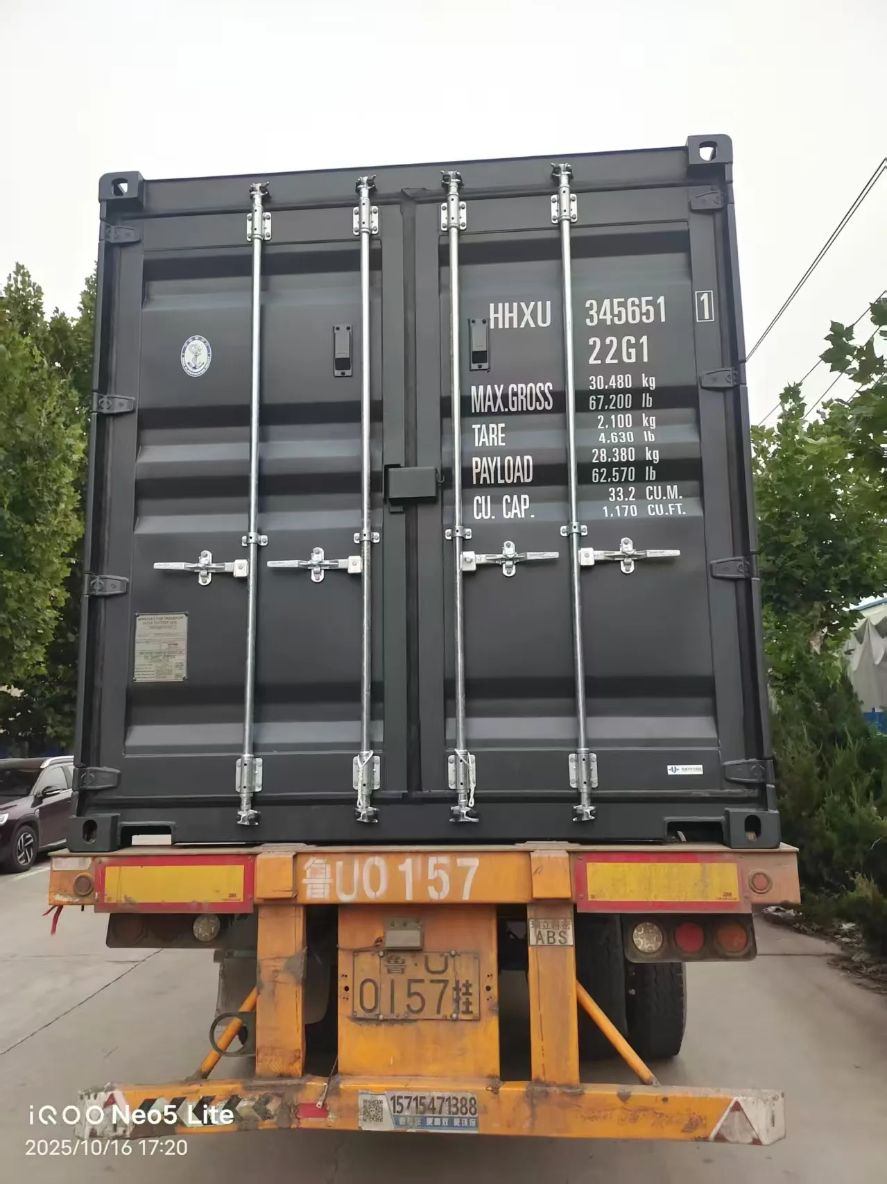 Container maritim de depozitare 6m